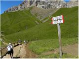 Passo Sella - Rifugio Sandro Pertini